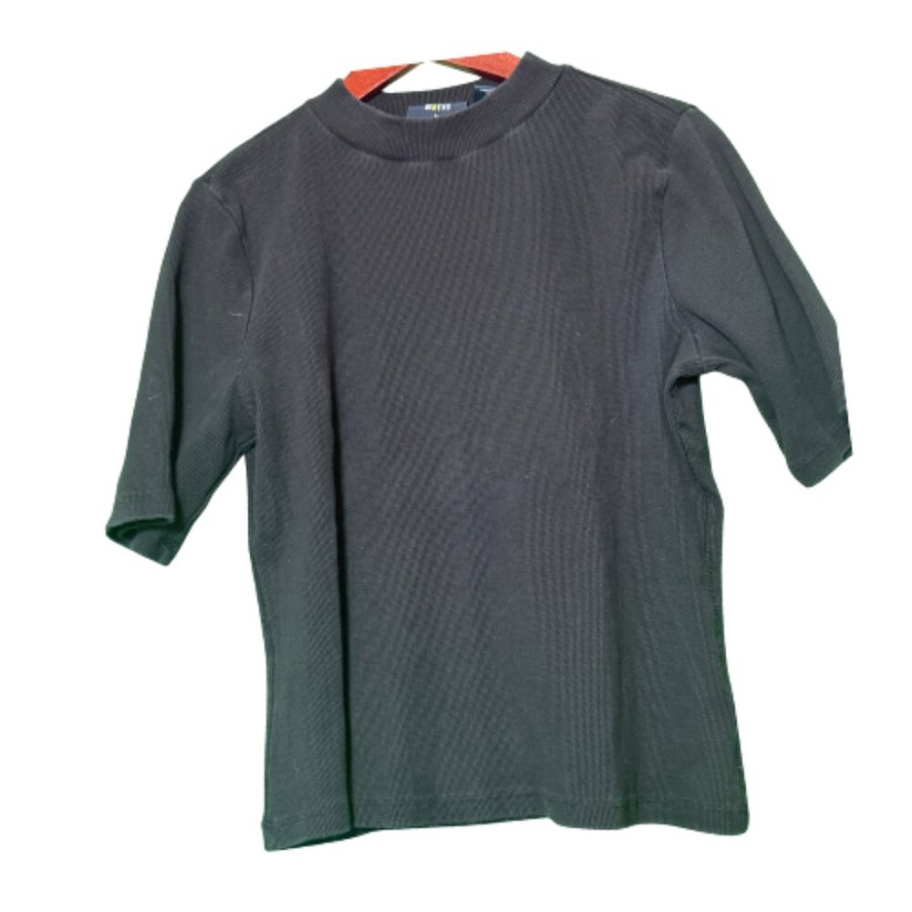 *USED Black MAEVE Crew Shirt Size L (BB1009)